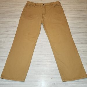 Carhartt Rugged Flex Relaxed Fit 5 Pocket Work Pants Men's Tan Size 40x32 C3